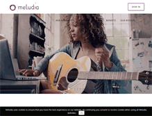 Tablet Screenshot of meludia.com